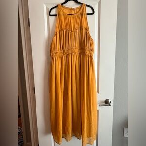 Old Navy Mustard Yellow Dress